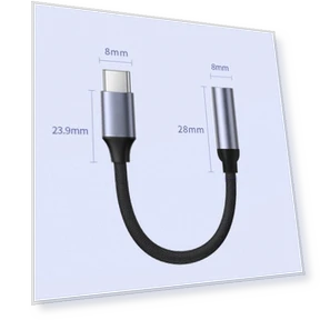 USB-C to 3.5mm Audio Adapter Converter — Adapters