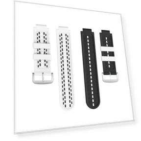 Two-color Silicone Watch Band — Bands, Garmin