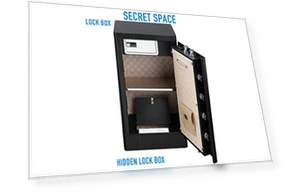 Deluxe Biometric Fingerprint Safe Box — Hotel Safes, Tenamic