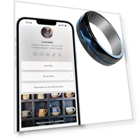 Digital Business Card NFC Ring — Smart Rings, itapring