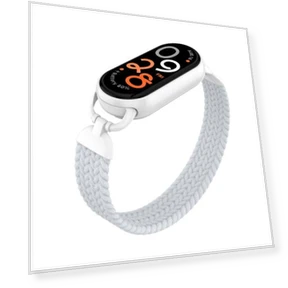 Metal Head Single Woven Nylon Watch Band — Smartwatch Straps, Xiaomi