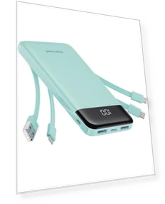 Portable Charger with Built in Cables — Chargers, Charmast
