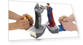 Rock 'Em Sock 'Em Robots 2-Player Kids Game — Heroic Collectibles, Mattel