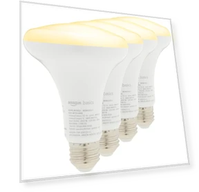 Smart BR30 LED Light Bulb — LED, Amazon Basics
