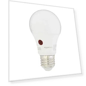 Dusk to Dawn Sensor LED Outdoor Light Bulb — Compact Fluorescent, Amazon Basics