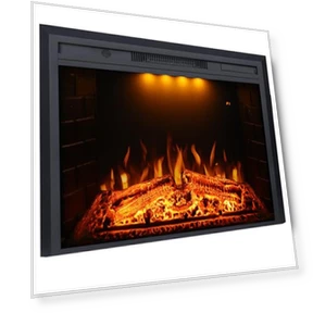 Recessed Electric Fireplace Insert — Electric Heating Solutions, Valuxhome