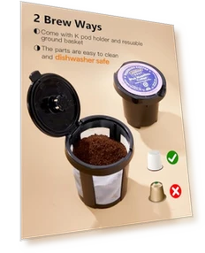 Single Serve One Cup Coffee Maker — Single-Cup Coffee Makers, Tastyle