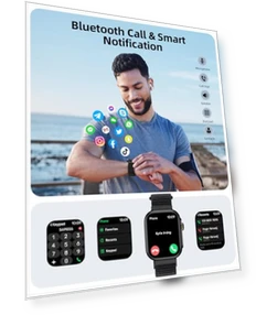 Built-in GPS Smart Watch with Bluetooth Calling — Smartwatches, Parsonver