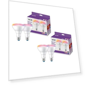 BR30 LED Smart Light Bulbs — LED, WiZ Connected