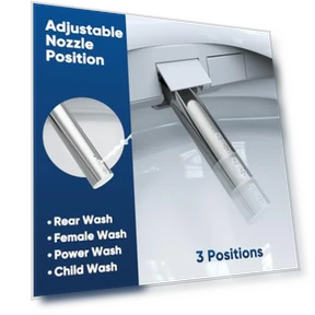 Smart Heated Toilet Seat with Warm Water & Dryer — Bathroom Essentials, FVZ