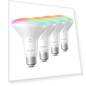 Wi-Fi BR30 Color Smart Bulbs (4-pack) — LED, Sengled