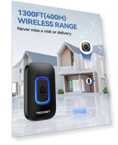 Wireless Doorbell with RGB Lighting — Kits, TECKNET