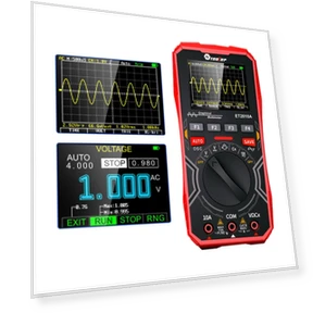 2 In 1 DIY Oscilloscope Mini Multimeter — Electrical Component Testers, TOOLTOP