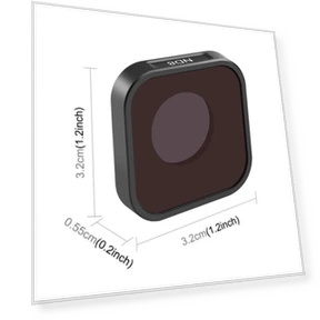 Action Camera ND8 Lens Filter — Filter Sets, PULUZ