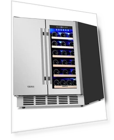 Dual Zone Wine & Beverage Refrigerator — Drink Coolers, ORYMUSE