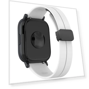 Folding Magnetic Buckle Silicone Watch Band — Watch Accessories, Redmi