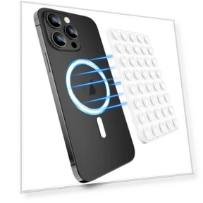 Magnetic Suction Mobile Phone Grip — Vehicle Phone Holders