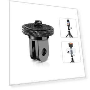 Metal Tripod Mount Action Camera Adapter — Tripod Mount Rings, PULUZ