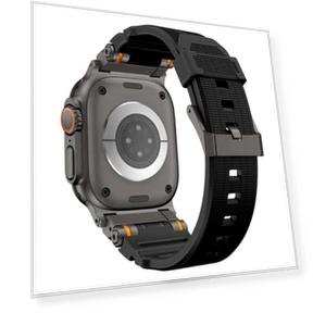 Stainless Steel Connector TPU Watch Band — Watch Accessories