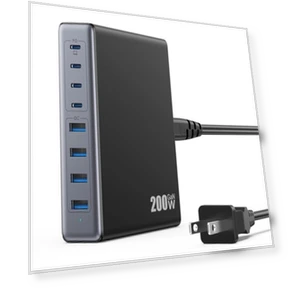 200W USB C Charger Block — Chargers, Dongguan Yuanhaoxun Technology Co., Ltd.