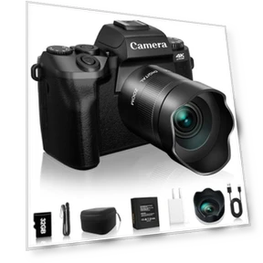 4K 64MP WiFi Vlogging Camera — Camcorder, NIKICAM