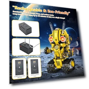 5-in-1 STEM Robot Building Kit — Interactive Figures & Robots, AKWME