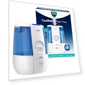 CoolRelief Cool Mist Humidifier — Air Moisturizers, Vicks
