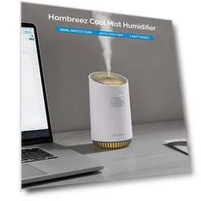 Mini Humidifier with LED Light — Air Moisturizers, HomBreez