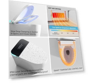 Smart Toilet with Heated Bidet and Dryer — Bathroom Essentials, TDH