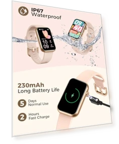 Smart Watch Fitness Tracker — Smartwatches, EGQINR