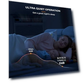 Through the Wall Air Conditioner with Heat — Wall, ROVSUN