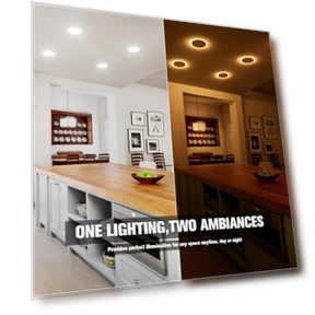 6 Inch Canless LED Recessed Light with Night Light — LED, VOLISUN