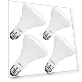 BR30 LED Bulb 4-Pack — Compact Fluorescent, LUXRITE