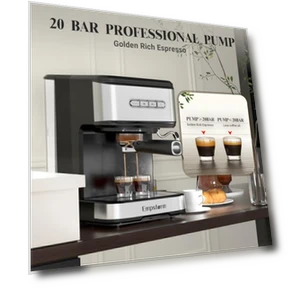 Espresso Machine with Milk Frother — Espresso Machines, Empstorm