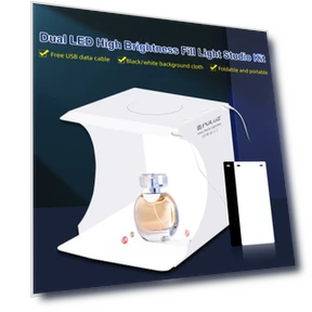 Folding Portable LED Light Photo Lighting Studio Shooting Tent Box Kit — Photography Lighting & Studio Equipment, PULUZ