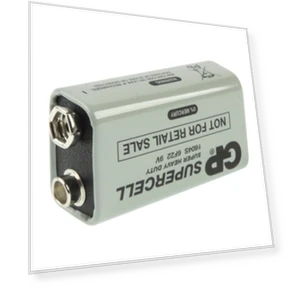 Батарейка 9V Heavy Duty для камер, игрушек и электронных устройств — 9В