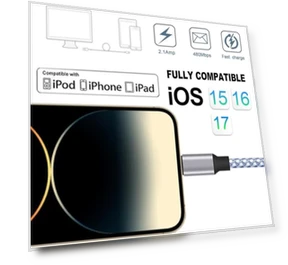 MFi Certified Lightning Cable 3pack — Lightning, DAZHWA
