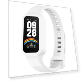 Solid Color Soft Silicone Integrated Watch Band — Fitness Bands, Xiaomi