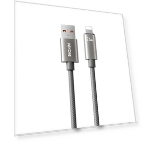 USB to 8 Pin Fast Charging Data Cable — Cables, WK