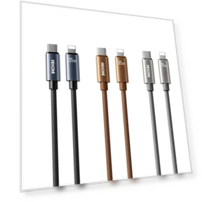 PD35W Type-C to 8 Pin Fast Charging Data Cable — Cables, WK