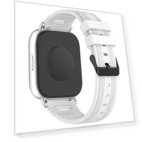 Vertical Pattern Black Buckle Silicone Watch Band — Watch Straps & Bands, COROS