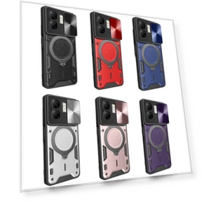 Sliding Camshield Magnetic Holder Phone Case for Infinix Smart 9 / Hot 50i — Basic Cases, Infinix