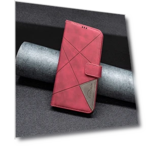 Magnetic Buckle Rhombus Texture Leather Phone Case for Infinix Smart 9 / Hot 50i — Bumpers, Infinix