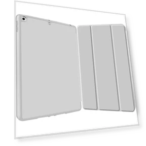 3-fold TPU Smart Leather Tablet Case with Pen Slot for iPad 10.2 — Keyboard Cases