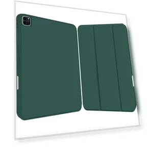 3-fold TPU Smart Leather Tablet Case with Pen Slot for iPad Pro 11 — Keyboard Cases