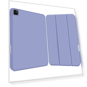 3-fold TPU Smart Leather Tablet Case for iPad Pro 12.9 with Pen Slot — Keyboard Cases