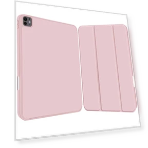 3-fold TPU Smart Leather Tablet Case for iPad Pro 13 2024 with Pen Slot — Protective Cases