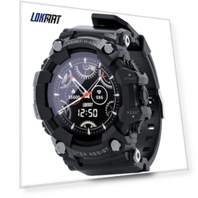 Bluetooth Smart Watch for Outdoor Sports with Step Counting, Sleep, Heart Rate, Blood Pressure, and Blood Oxygen... — Fitness & Activity Monitors, LOKMAT