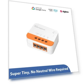 Single Fire Dual Control Smart On/Off Module Switch with Timing and Voice Control — Dimmer Switches, Sonoff