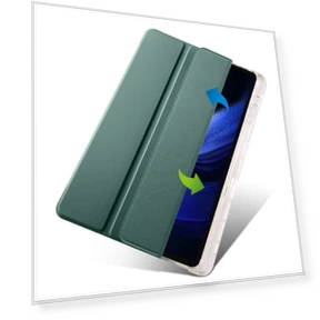 3-fold Clear TPU Smart Leather Tablet Case with Pen Slot for Xiaomi Pad 7/7 Pro — Keyboard Cases, Xiaomi